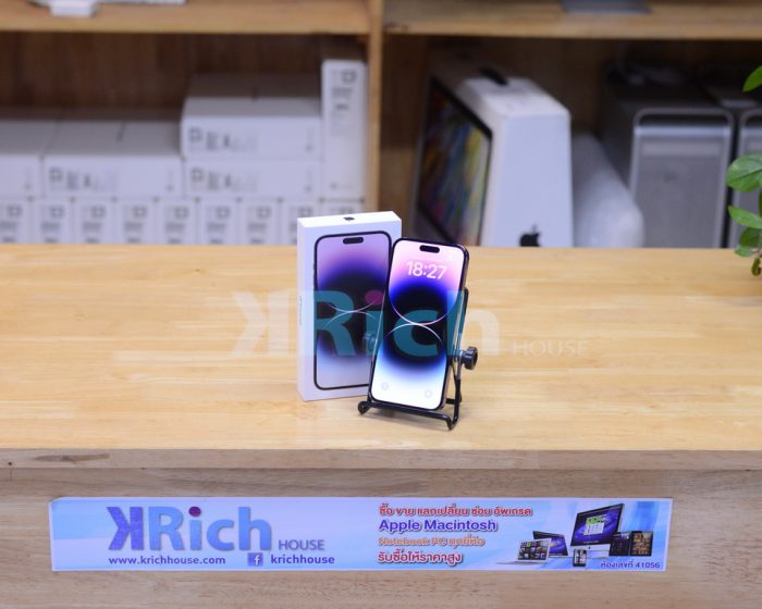 iPhone 14 Pro Max 256GB. ( Deep Purple ) Full Box Apple Warranty 11-10-2023