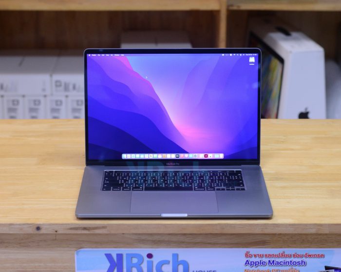 MacBook Pro Retina 16-inch 2019 Touch Bar (Space Gray) 6-Core i7 2.6GHz. RAM 16GB SSD 512GB