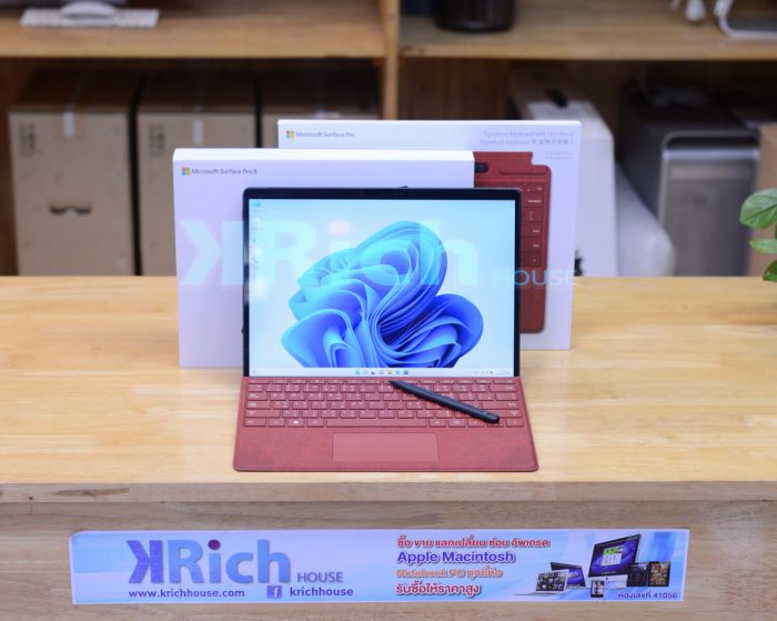 Microsoft Surface Pro 8 Quad-Core i5-1135G7 2.40GHz. Ram 16GB SSD 256GB Full Box Microsoft Warranty 06-08-2023 + Surface Pen + Type Cover Keyboard