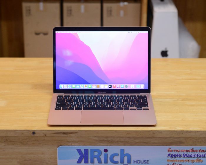 MacBook Air 13-inch 2020 M1 RAM 8GB SSD 256GB GOLD