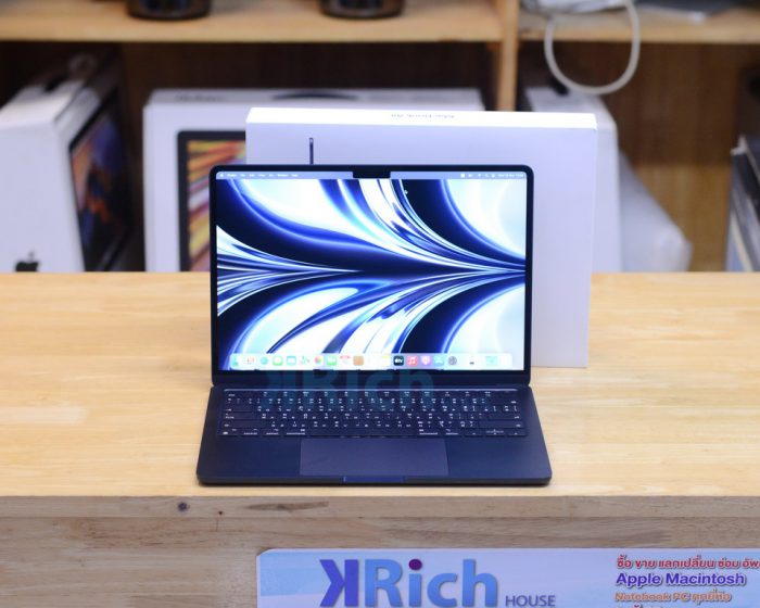 MacBook Air 13-inch 2022 M2 RAM 8GB SSD 256GB Midnight FullBox Apple Warranty 04-10-2023