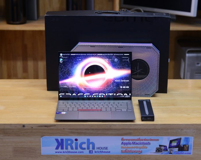 ASUS ZENBOOK 14X OLED SPACE EDITION UX5401ZAS-KU921WS i9-12900H 2.50GHz RAM 32GB SSD 1TB 14-inch OLED TouchScreen 4K + ASUS Pen, USB to Lan ASUS Warranty 07-07-2025