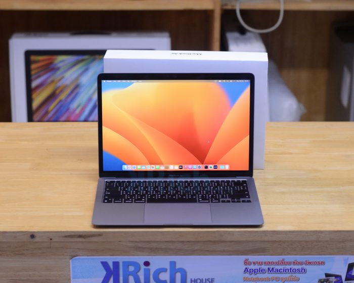 MacBook Air 13-inch 2020 M1 RAM 8GB SSD 256GB Space Gray FullBox Apple Warranty 25-01-2023