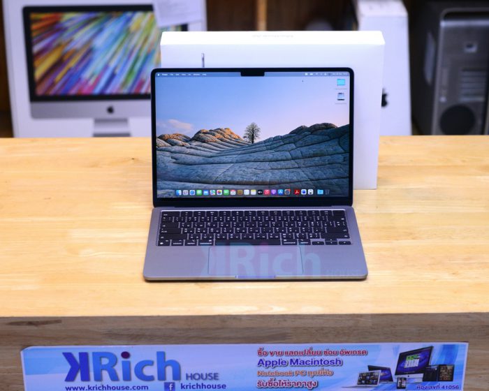 MacBook Air 13-inch 2022 M2 RAM 8GB SSD 256GB (Space Grey) Apple Warranty 17-12-2023