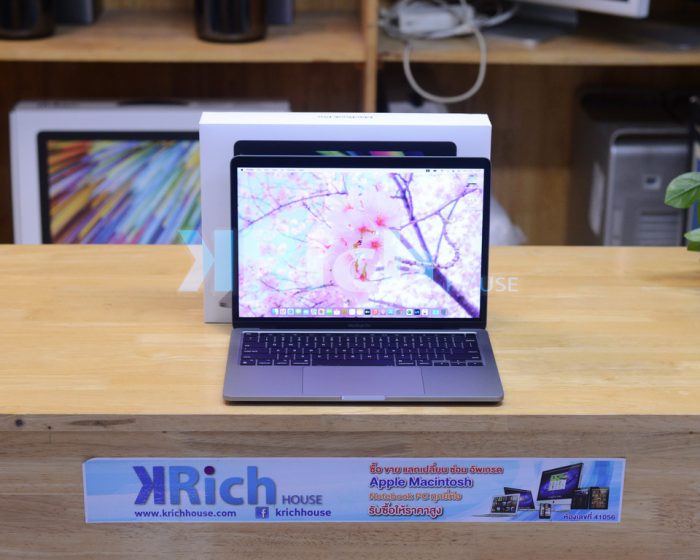 MacBook Pro 13-inch 2020. Apple M1 8-Core RAM 8GB SSD 512GB ( Space Gray ) Full Box AppleCare+ Warranty 31-01-2024 ( Keyboard English )
