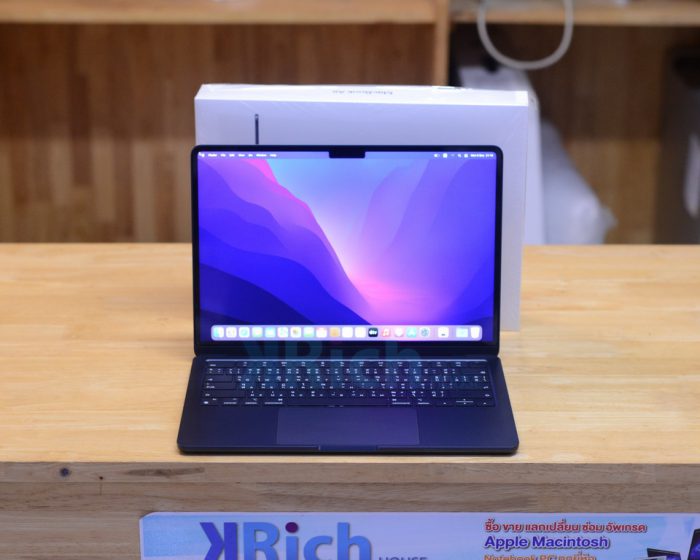 MacBook Air 13-inch 2022 M2 RAM 8GB SSD 256GB Midnight FullBox Apple Warranty 07-11-2023