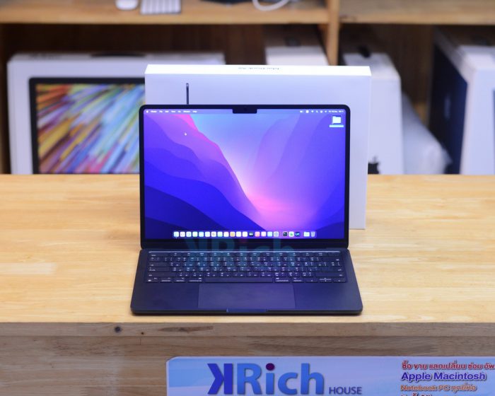 MacBook Air 13-inch 2022 M2 RAM 8GB SSD 256GB Midnight Apple Warranty 12-11-23 FullBox