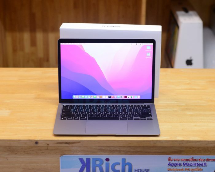 CTO-MacBook Air 13-inch 2020 M1 RAM 16GB SSD 1TB Space Gray FullBox