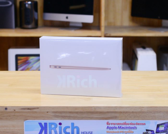 New in Box MacBook Air 13-inch 2020 M1 RAM 8GB SSD 512GB GOLD Keyboard US Apple Warranty 24-12-2023