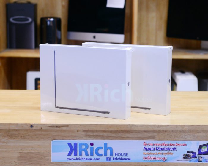 New in Box MacBook Air 13-inch 2022 M2 RAM 8GB SSD 512GB Midnight Apple Warranty 1 Year