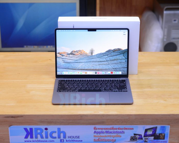 CTO MacBook Air 13-inch 2022 M2 RAM 24GB SSD 2TB Space Grey Apple Warranty 02-01-2024