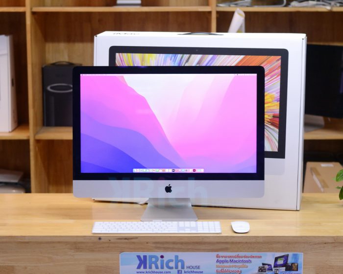 CTO-iMac Retina 5K 27-inch 2020 10-Core i9 3.6GHz RAM 32GB SSD 1TB Radeon Pro 5500XT 8GB Numeric Keyboard Apple Care+ Warranty 09-07-2023