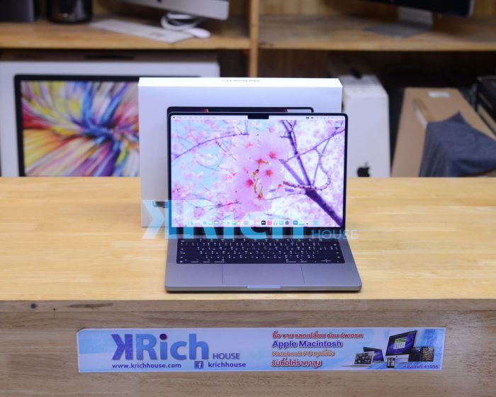 MacBook Pro Liquid Retina XDR 14-inch 2021. Apple M1 Pro CPU 8-Core GPU 14-Core RAM 16GB. SSD 512GB. ( Space Grey ) Full Box Apple Warranty 22-09-2023