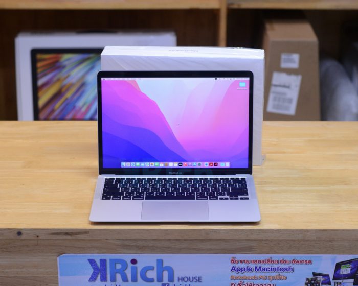 MacBook Air 13-inch 2020 M1 RAM 8GB SSD 256GB Silver FullBox Apple Warranty 06-04-2023