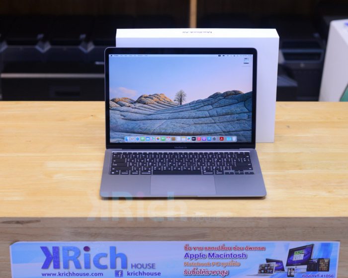 MacBook Air 13-inch 2020 M1 RAM 8GB SSD 256GB Space Grey FullBox.Apple Warranty 24-07-2023
