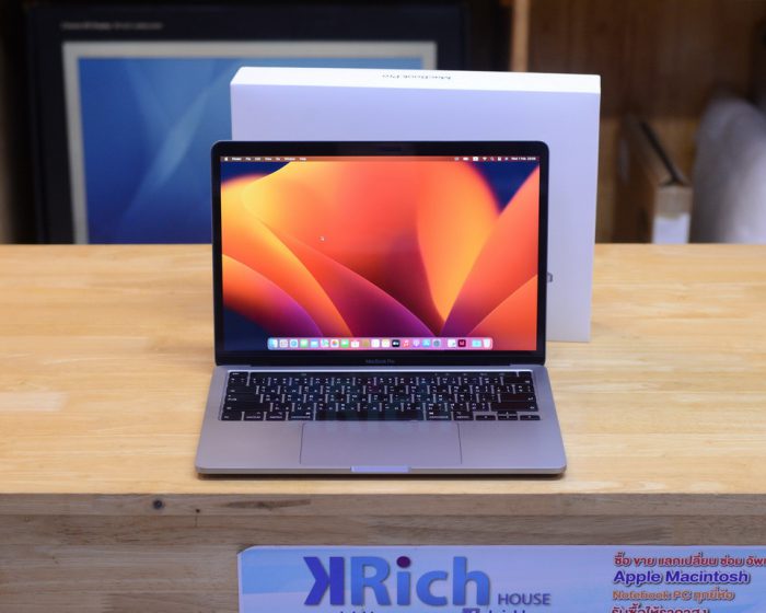 MacBook Pro 13-inch 2020 Touch Bar (Space Gray) Intel Gen10 4-Core i5 2.0GHz. RAM 16GB SSD 512GB FullBox
