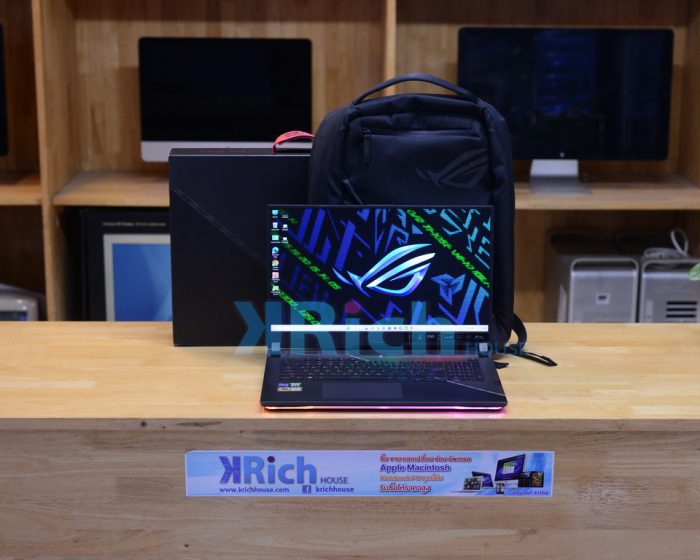 Asus ROG Strix Scar 17 SE (2022) G743CX-LL058W Intel 16-Core i9-12950HX 2.30GHz Ram 32GB SSD 1TB VGA RTX 3080Ti Laptop ( 17-inch IPS 2K WQHD Refresh Rate 240Hz. ) Full Box + Bag Asus Warranty 15-10-2025