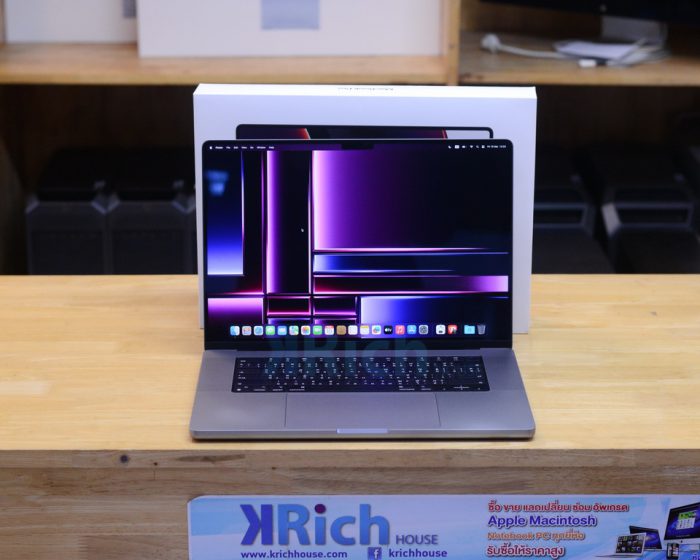 TOP Model – MacBook Pro 16-inch 2021 M1 Max 10-Core CPU / 32-Core GPU RAM 32GB SSD 1TB Space Gray FullBox