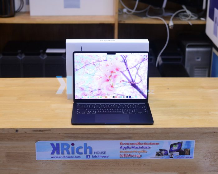 MacBook Air Liquid Retina 13-inch 2022 ( CTO ) Apple M2 8-Core GPU 10-Core RAM 16GB SSD 1TB ( Midnight ) Full Box Apple Warranty 18-08-2023