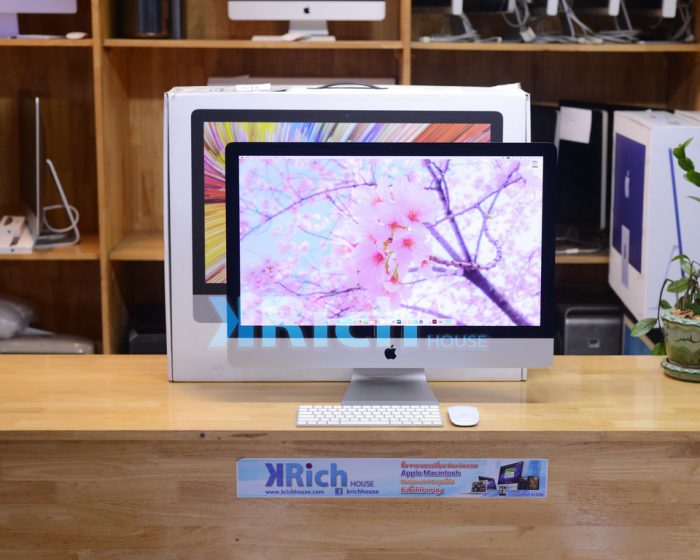 iMac 27-inch Retina 5K 2019. 6-Core i5 3.7GHz. RAM 8GB. Fusion Drive 2.12TB. Radeon Pro 580X Full Box