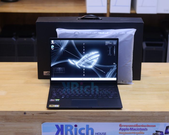 Gaming NoteBook ASUS Flow x13 GV301RE-LJ006WS 16 Core AMD Ryzen 9 6900HS 3.3GHz RAM 16GB LPDDR5 SSD 1TB NVMe Gen4 Nvidia GeForce 3050Ti 4GB GDDR6 13.4-inch IPS FullHD+ TouchScreen Display 120Hz ASUS Onsite Warranty 20-04-2026