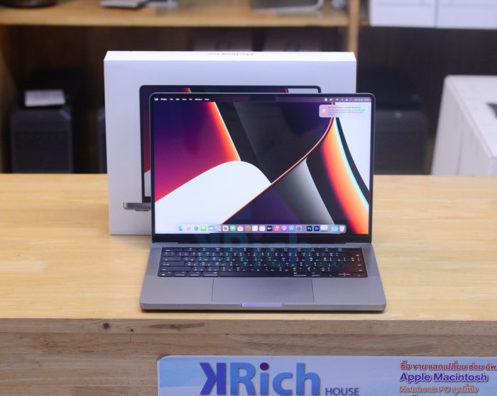 MacBook Pro 14-inch 2021 M1 Pro CPU 10-Core / GPU 16-Core RAM 16GB SSD 1TB Space Grey FullBox Apple Care+ Warranty 15-01-2025
