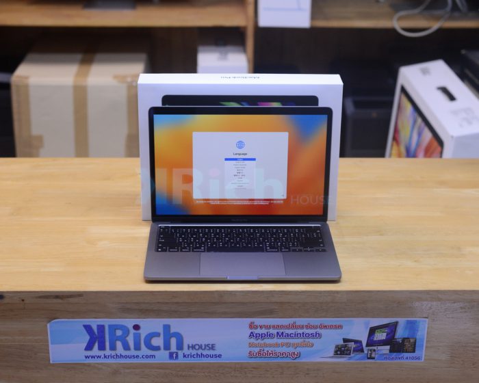MacBook Pro 13-inch 2022 Apple M2 8-Core GPU 10-Core RAM 8GB SSD 512GB ( Space Grey ) Full Box Apple Warranty 25-03-2024