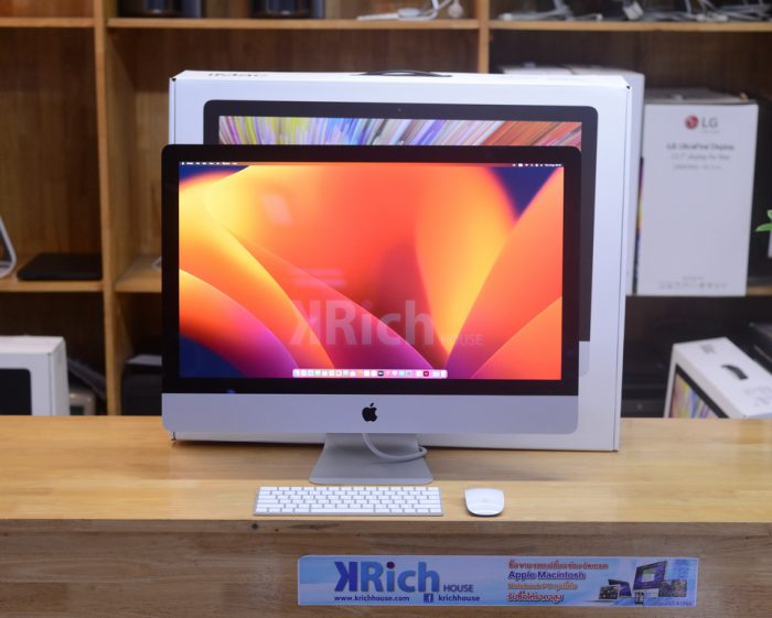 iMac Retina 5K 27-inch 2020 6-Core i5 3.3GHz RAM 32GB SSD 512GB Radeon Pro 5300 4GB FullBox Apple Warranty 05-11-2023