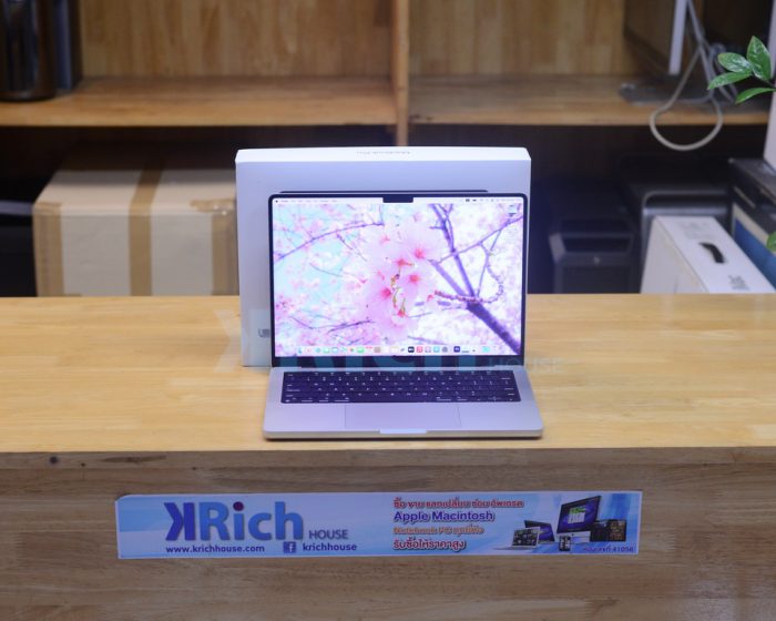 MacBook Pro Liquid Retina XDR 14-inch 2023 Apple M2 Pro CPU 10-Core GPU 16-Core RAM 16GB SSD 512GB ( Silver ) Full Box Apple Warranty 21-04-2024 ( Keyboard English )