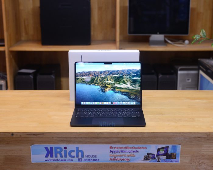 MacBook Air 13-inch 2022 (Midnight) Apple M2 8-Core GPU 8-Core RAM 8GB SSD 256GB Full Box Apple Warranty 15-05-2024