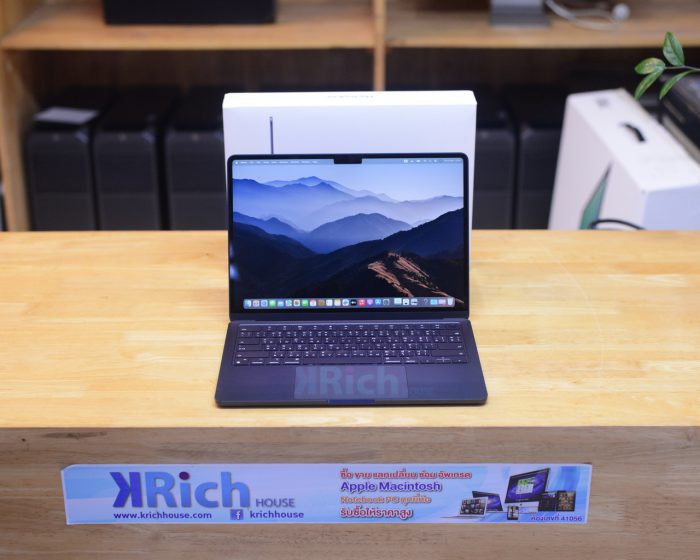 MacBook Air 13-inch 2022 M2 8-CPU 8-GPU RAM 8GB SSD 256GB Midnight FullBox Apple Warranty 11-06-2024
