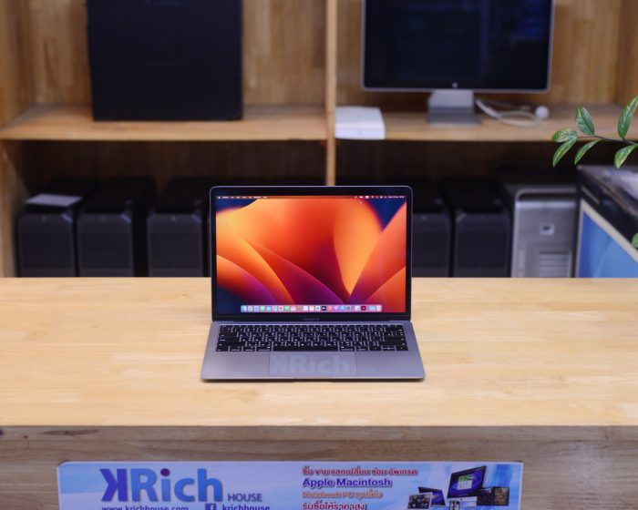 MacBook Air 13-inch 2018  Core i5 1.6GHz. RAM 8GB. SSD 256GB. ( Space Gray ) ประกันร้าน 1 เดือน