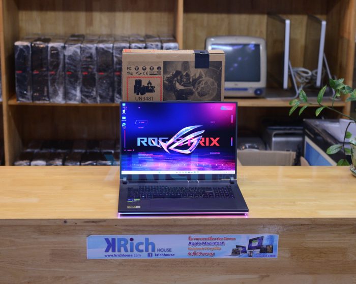 ASUS ROG STRIX G18 G814JV-N6037W i9-13980HX 2.20GHz Ram 16GB SSD 1TB VGA RTX 4060 Laptop ( 18-inch QHD+IPS 2K Anti-Glare Refresh Rate 240Hz. ) Full Box Asus Warranty 10-07-2026