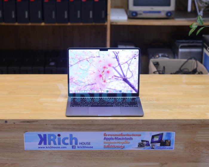 MacBook Air Liquid Retina 13-inch 2022 Apple M2 8-Core GPU 10-Core RAM 8GB SSD 512GB ( Space Gray ) AppleCare+ Warranty 28-08-2025