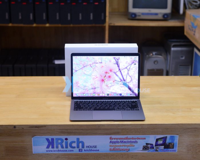 MacBook Air 13-inch 2020 Apple M1 8-Core GPU 7-Core RAM 8GB SSD 256GB ( Space Gray ) Full Box Apple Warranty 09-09-2024