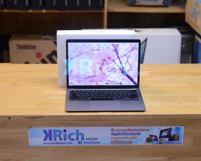 MacBook Air 13-inch 2020 Apple M1 8-Core GPU 7-Core RAM 8GB SSD 256GB ( Space Gray ) Full Box AppleCare+ Warranty 11-02-2025