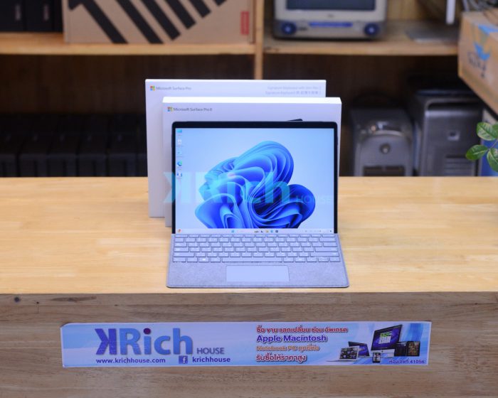 Microsoft Surface Pro 8 Quad-Core i5-1135G7 2.40GHz. Ram 8GB SSD 256GB Full Box+ Type Cover Keyboard