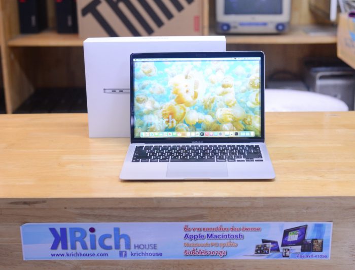 MacBook Air 13-inch 2020 Apple M1 8-Core GPU 7-Core RAM 8GB SSD 256GB ( Silver ) Full Box AppleCare+ Warranty 21-11-2025