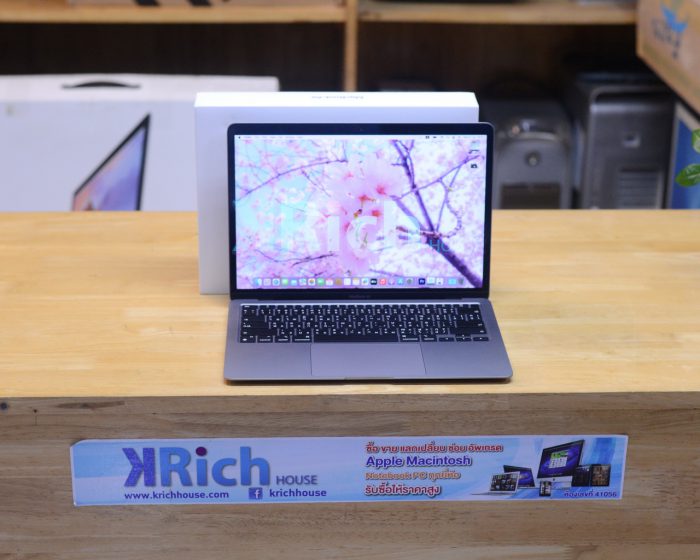 MacBook Air 13-inch 2020 Apple M1 8-Core GPU 7-Core RAM 8GB SSD 256GB ( Space Gray ) Full Box Apple Warranty 05-03-2024