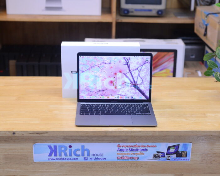 MacBook Air 13-inch 2020 Apple M1 8-Core GPU 7-Core RAM 8GB SSD 256GB ( Space Gray ) Full Box Apple Care+ Warranty 07-08-2024