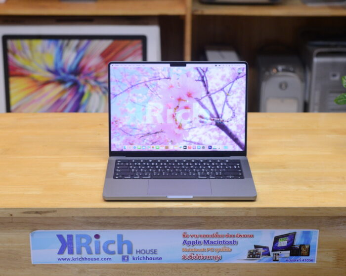 MacBook Pro Liquid Retina XDR 14-inch 2021 Apple M1 Pro CPU 8-Core GPU 14-Core RAM 16GB SSD 512GB ( Space Grey ) Apple Care+ Warranty 27-07-2025