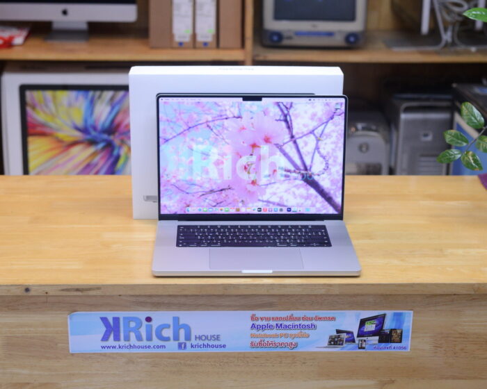 MacBook Pro Liquid Retina XDR 16-inch 2021 Apple M1 Pro CPU 10-Core GPU 16-Core RAM 16GB SSD 512GB ( Silver ) Full Box