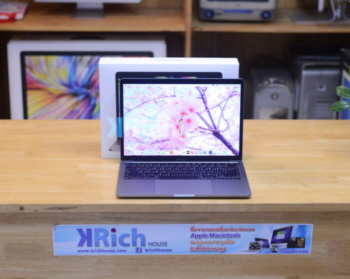 MacBook Pro 13-inch 2020 Apple M1 8-CPU 8-GPU RAM 8GB SSD 512GB ( Space Gray ) Full Box Apple Care+ Warranty 10-05-2024 ( New Top Case + New Keyboard + New Battery )