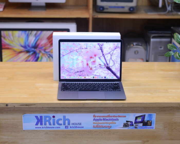 MacBook Air 13-inch 2020 ( CTO ) Apple M1 8-Core GPU 8-Core RAM 16GB SSD 512GB ( Space Gray ) Full Box AppleCare+ Warranty 15-10-2024