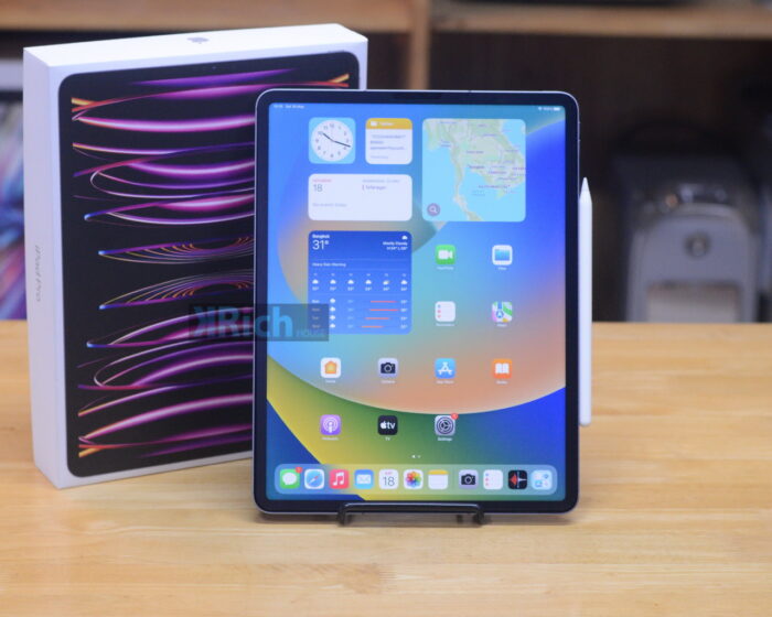 iPad Pro 12.9-inch 2022 ( Gen 6 / M2 ) 256GB Wi-Fi+Cellular ( Space Grey ) Full Box Apple Warranty 11-04-2025 + Apple pencil 2