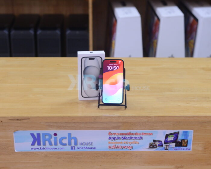 iPhone 15 128GB ( Black ) Full Box Apple Warranty 07-04-2025