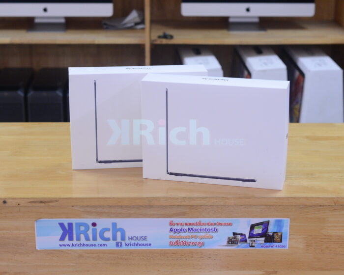 New in Box MacBook Air Liquid Retina 13-inch 2024 Apple M3 8-Core GPU 8-Core RAM 8GB SSD 256GB ( Midnight ) Apple Warranty 25-05-2025