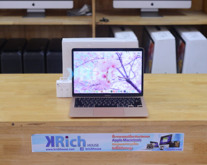 MacBook Air 13-inch 2020 Apple M1 8-Core GPU 7-Core RAM 8GB SSD 256GB ( Gold ) Full Box