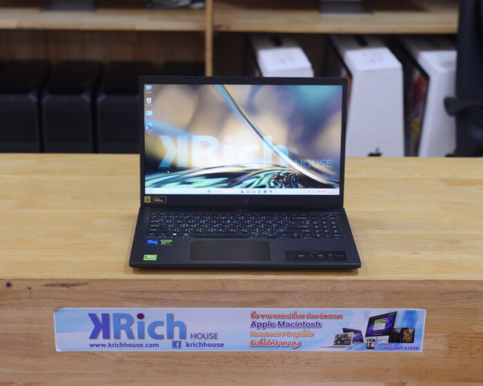 Acer Aspire 7 AV15-76G-52AD Intel i5-12450H 2.0GHz Ram 16GB SSD 512GB RTX2050 15-inch Full HD IPS 144Hz Acer Warranty 25-11-2026