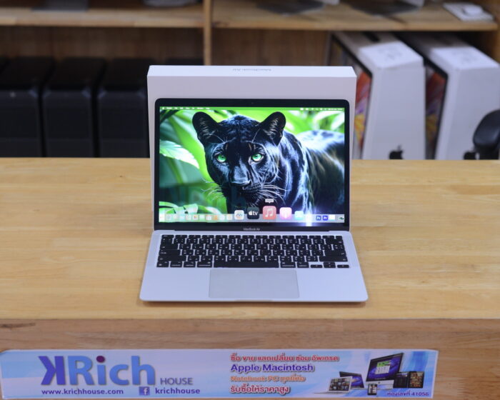MacBook Air 13-inch 2020 Apple M1 8-Core GPU 7-Core RAM 8GB SSD 256GB ( Silver ) Warranty Apple 14-06-2025 Full Box
